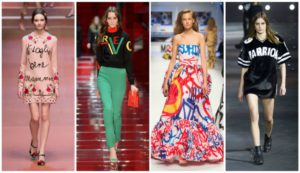 Модно ли носить одежду с логотипами и надписями в 2017 году?