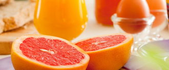 Продолжительная яично-грейпфрутовая диета