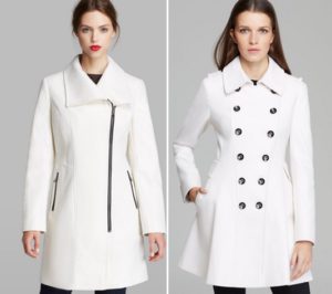 Белое пальто в современной моде